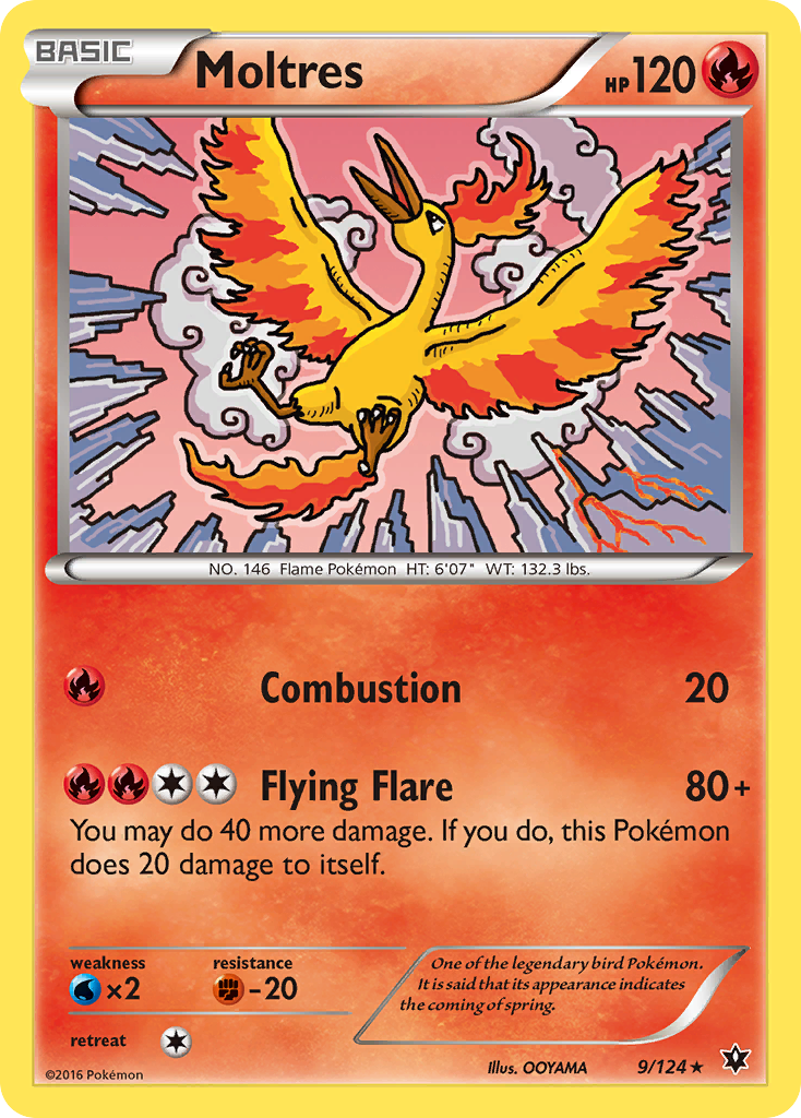 Fates Collide Moltres #9/124